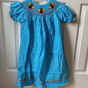 Girls Thanksgiving Cecil and Lou sized 5 dress